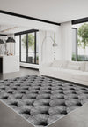 Addison Geometric Anthracite Rug