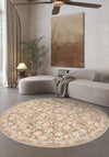 Minora Light Brown Washable Rug