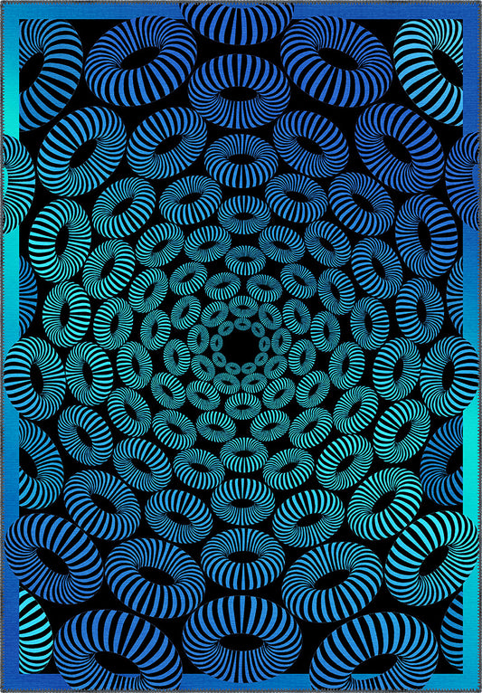 Lorelai Optical Art 3D Rug