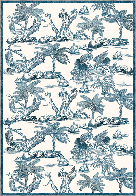 Palmera Tropical Toile Rug
