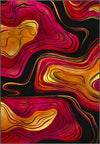 Calida Abstract Lava Rug