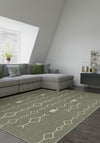Sage green berber rug for living room