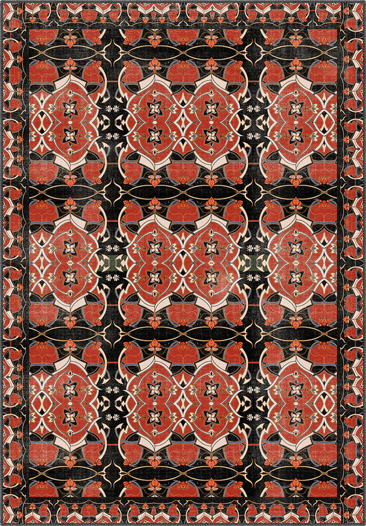 Azar Coral Eclectic Rug