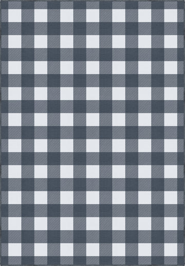 Jove Checkered Navy Rug