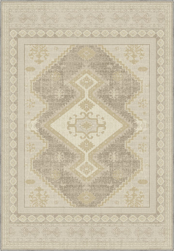 Magnus Beige Medallion Rug