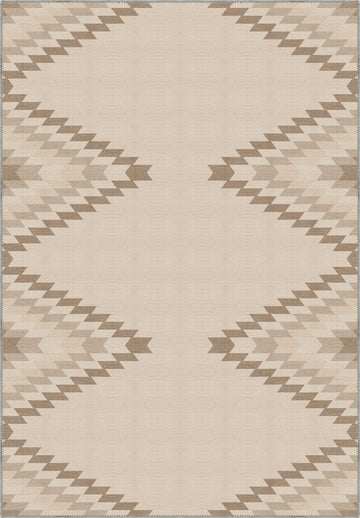 Cadmus Geometric Light Brown Rug
