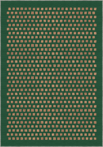 Thalia Geometric Deep Green Rug