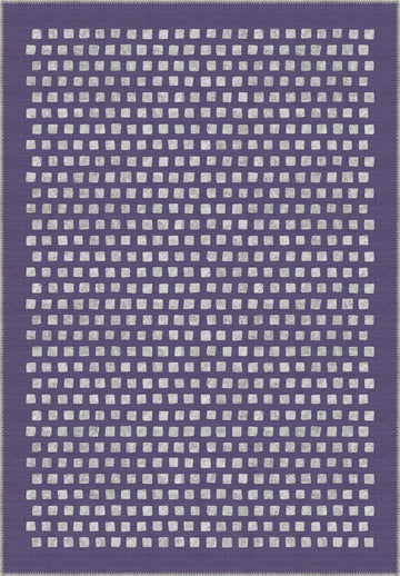 Thalia Geometric Purple Rug