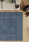 Calyra Navy Modern Rug
