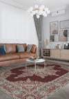 Farinda Burgundy Persian Rug
