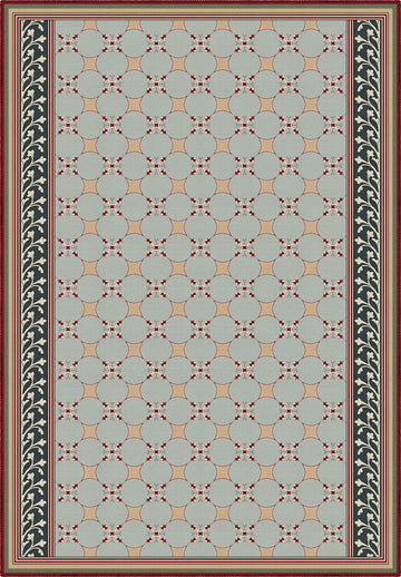 Eloise Vintage Trellis Tile Rug