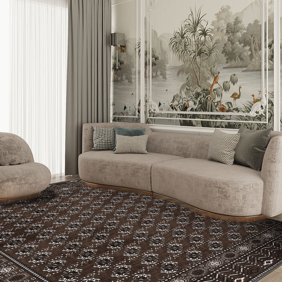 Bokhara rug for living room.
