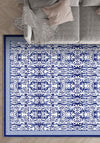 Aveline French Blue Foliage Rug