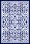 Aveline French Blue Foliage Rug