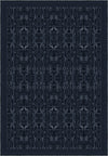 Aveline Deep Navy Damask Rug