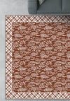 Alder Floral Terracotta Rug