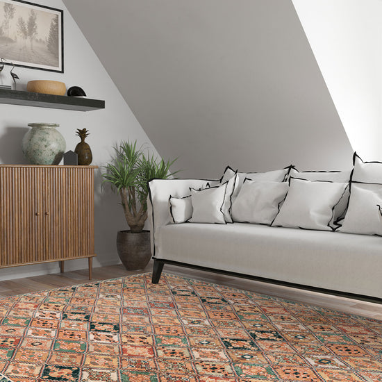 Vintage rug for living room.