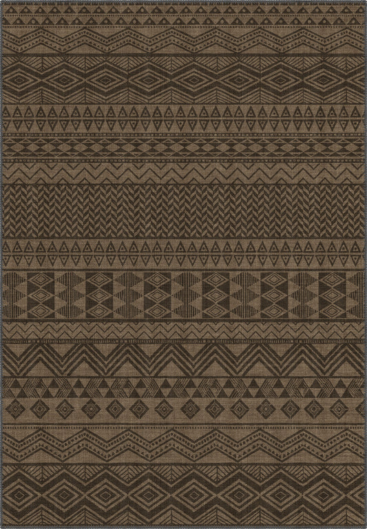 Naya Brown Tribal Rug