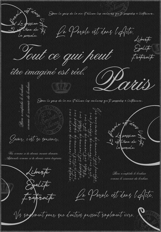 Emeric Parisian Document Rug