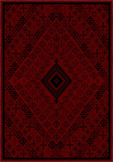 Burgundy persian rug
