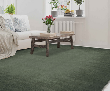 How to Cherish Your Living Room with a Green Rug