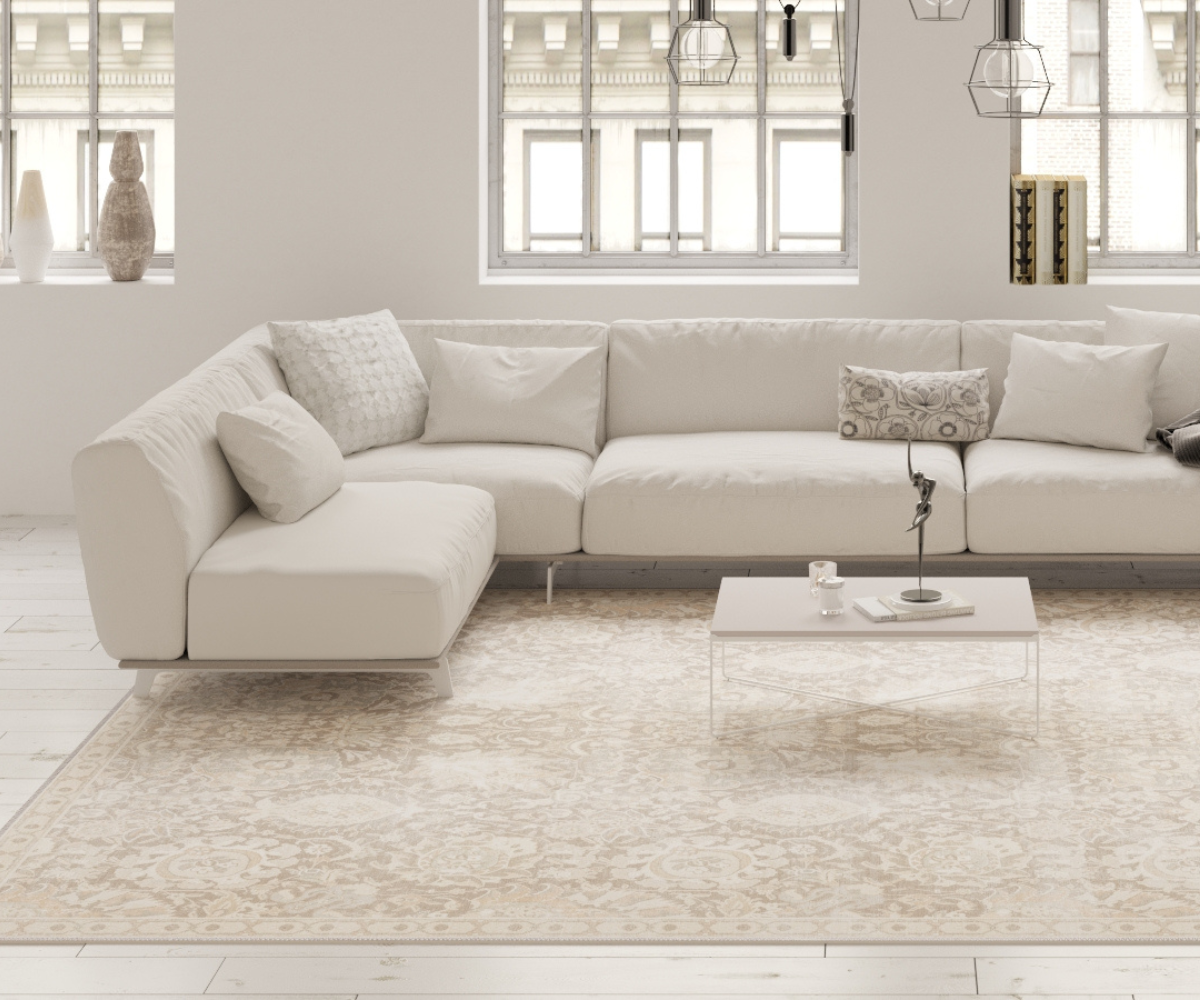 How to choose the perfect living room rug size