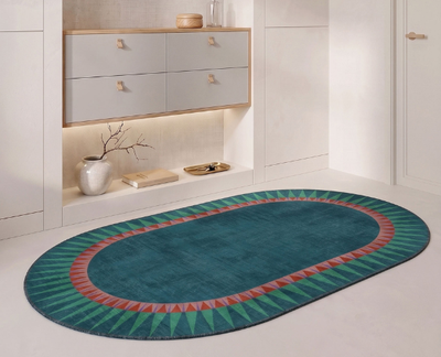 160 x 230 cm oval rugs for graceful curves and versatile room styling.
