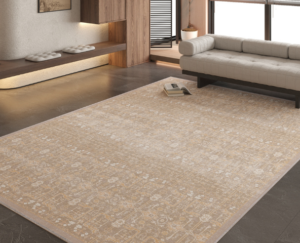 Large rugs help you define space