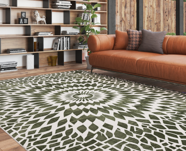 Olive Green Rugs I Washable Rugs I Free Shipping UK I Rugette
