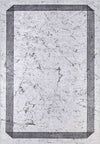 Lucas White Marble Washable Rug