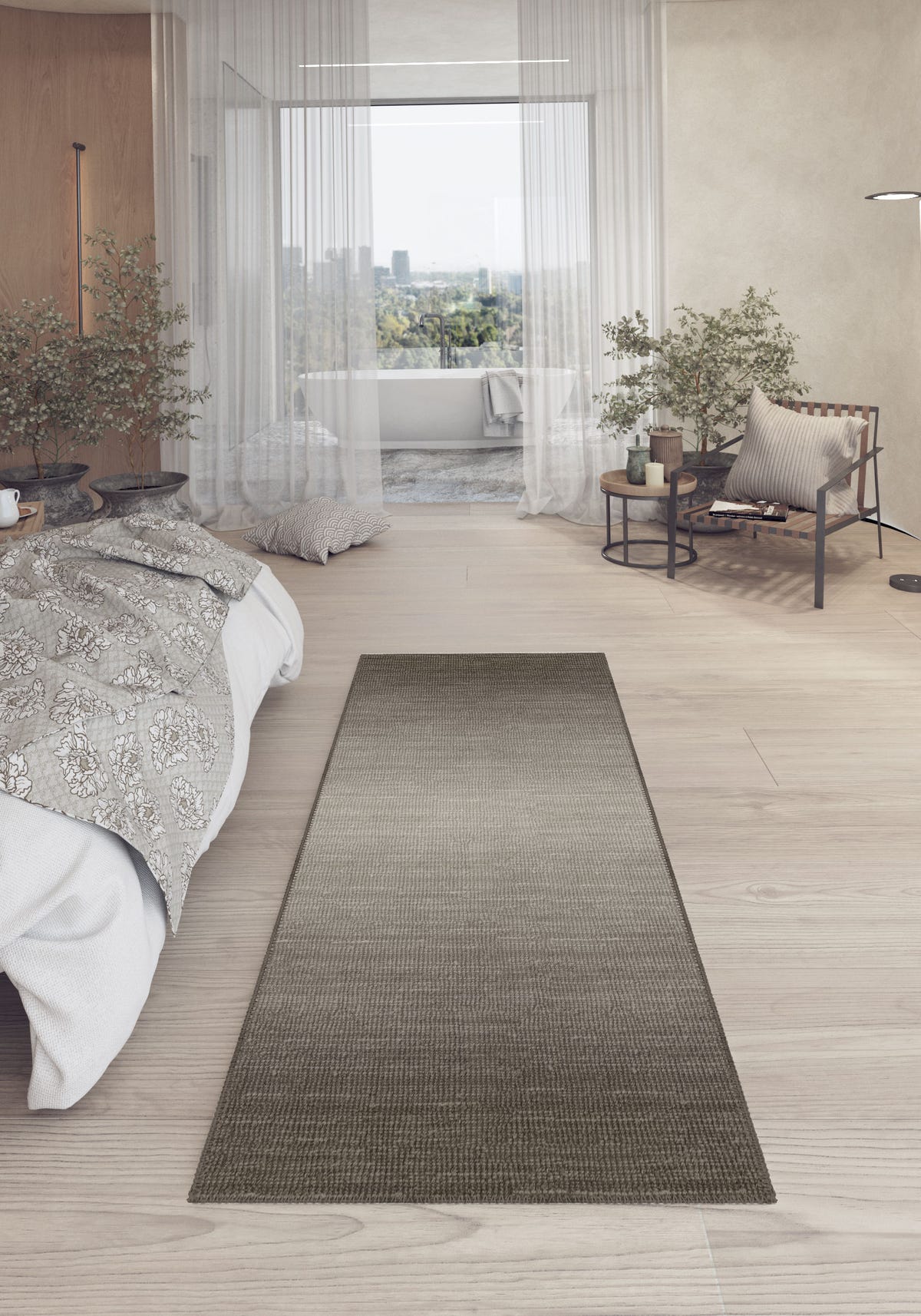 Rilo Brown Ombre Rug