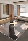 Aleron Beige Abstract Rug