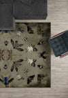 Chou Bugs Green Rug