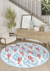 Oceo Blue Lobster Rug