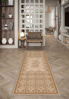 Marisa Beige Customizable Monogram Rug