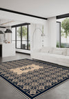 Marisa Navy Monogram Personalised Rug