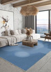 Benjamin Blue Abstract Rug