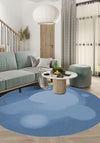 Benjamin Blue Abstract Rug