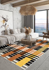 Vesper Striped Washable Rug