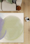 Maya Green and Purple Abstract Rug