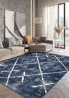 Margot Washable Blue Rug