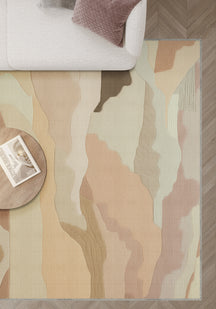 Hazel Cream Beige Washable Rug