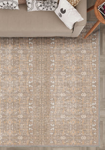 Gaia Washable Beige Rug