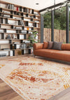 Briar Orange Geometric Rug