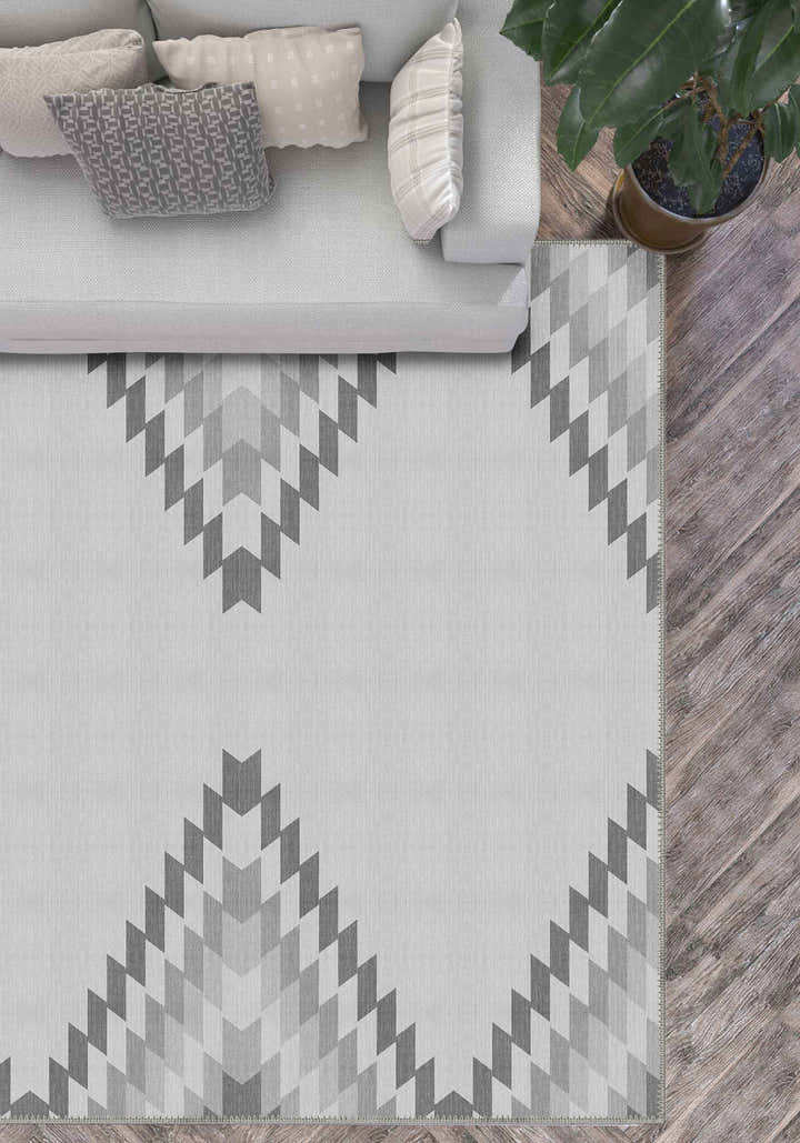 Cadmus Washable Grey Rug