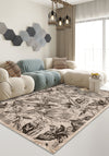 Liora Floral Beige Rug