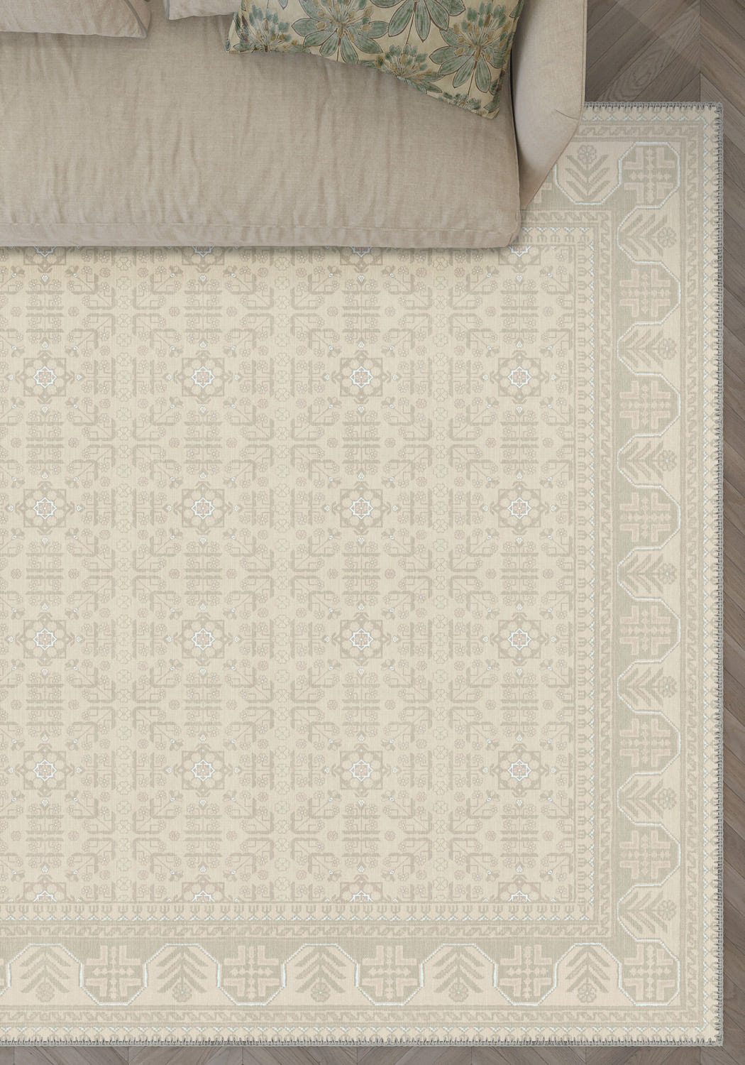 Anya Cream Beige Rug