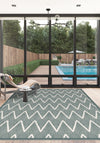 Siena Geometric Teal Rug