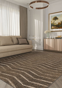 Alice Brown Modern Washable Rug