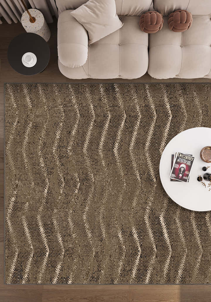 Alice Brown Modern Washable Rug